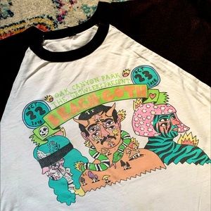 GROWLERS Beach Goth 2016 baseball style T-Shirt